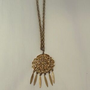 Gold Medallion Necklace